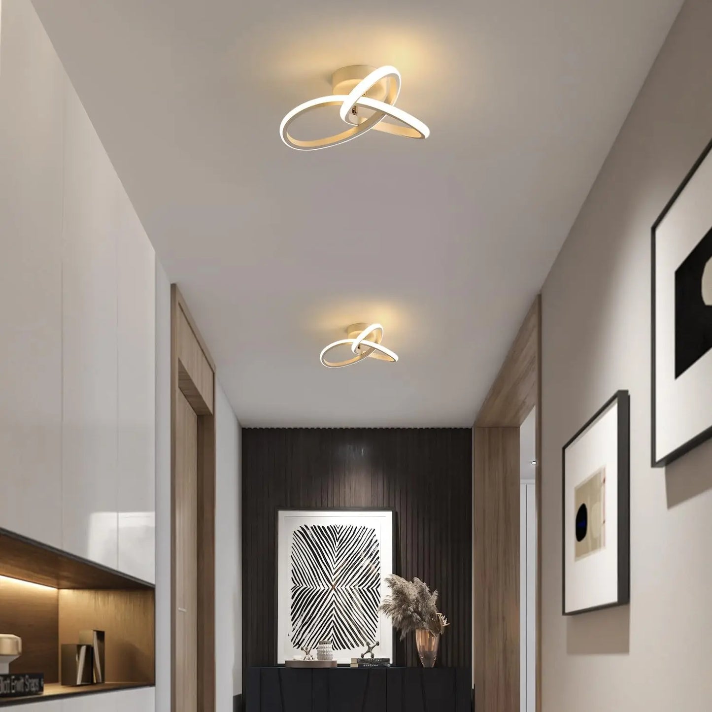 Arden - Plafonnier LED - Style Contemporain Élégant - Luminaire Blanc