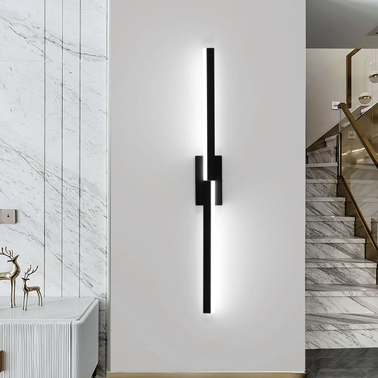 Vilo - Applique Murale LED - Design Moderne Compact - Luminaire Noir