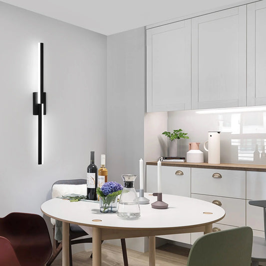 Vilo - Applique Murale LED - Design Moderne Compact - Luminaire Noir