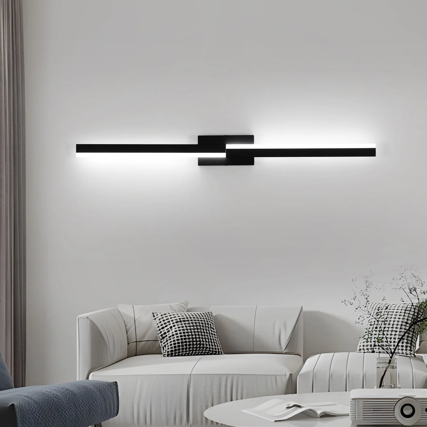 Vilo - Applique Murale LED - Design Moderne Compact - Luminaire Noir